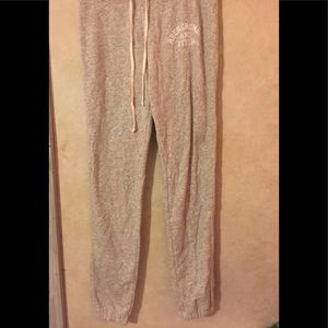 Abercrombie and Fitch grey drawstring sweatpants